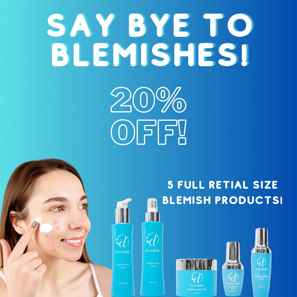 Say goodbye to blemishes! Blemish control kit