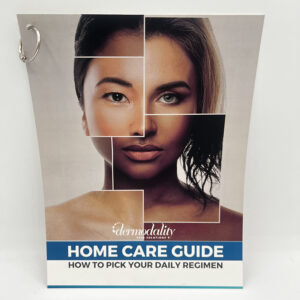 Dermodality Home Care Guide - 8 pages - tearaway pages