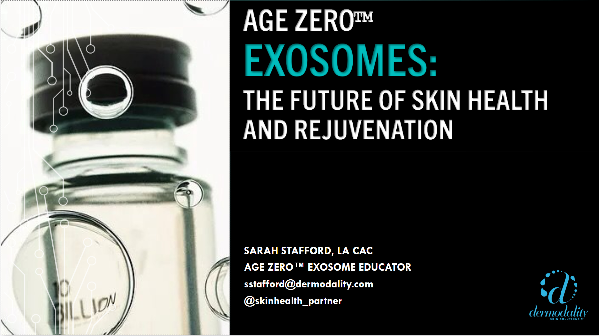 Introducing Age Zero™️ Exosomes, a Revolutionary Leap Forward in Skin Care!